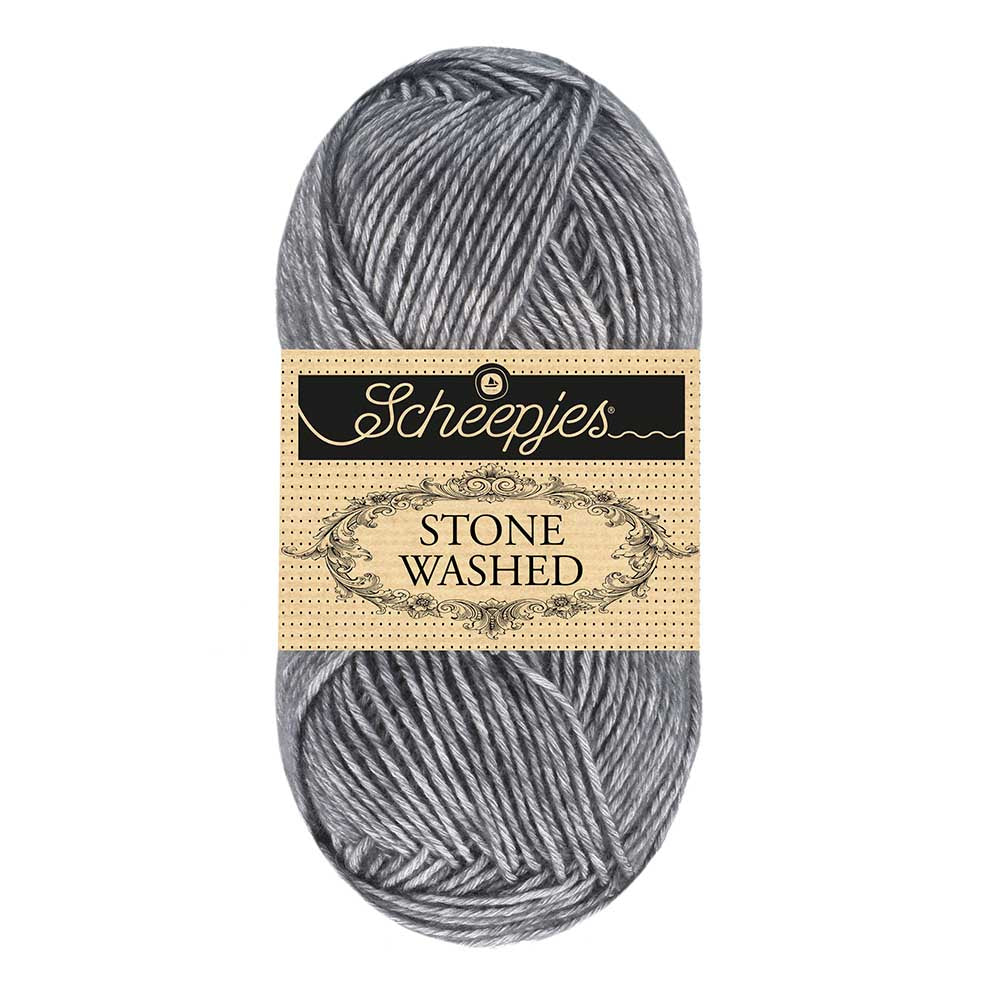 PREORDER NEW!! Scheepjes Stone Washed 852 Graphite