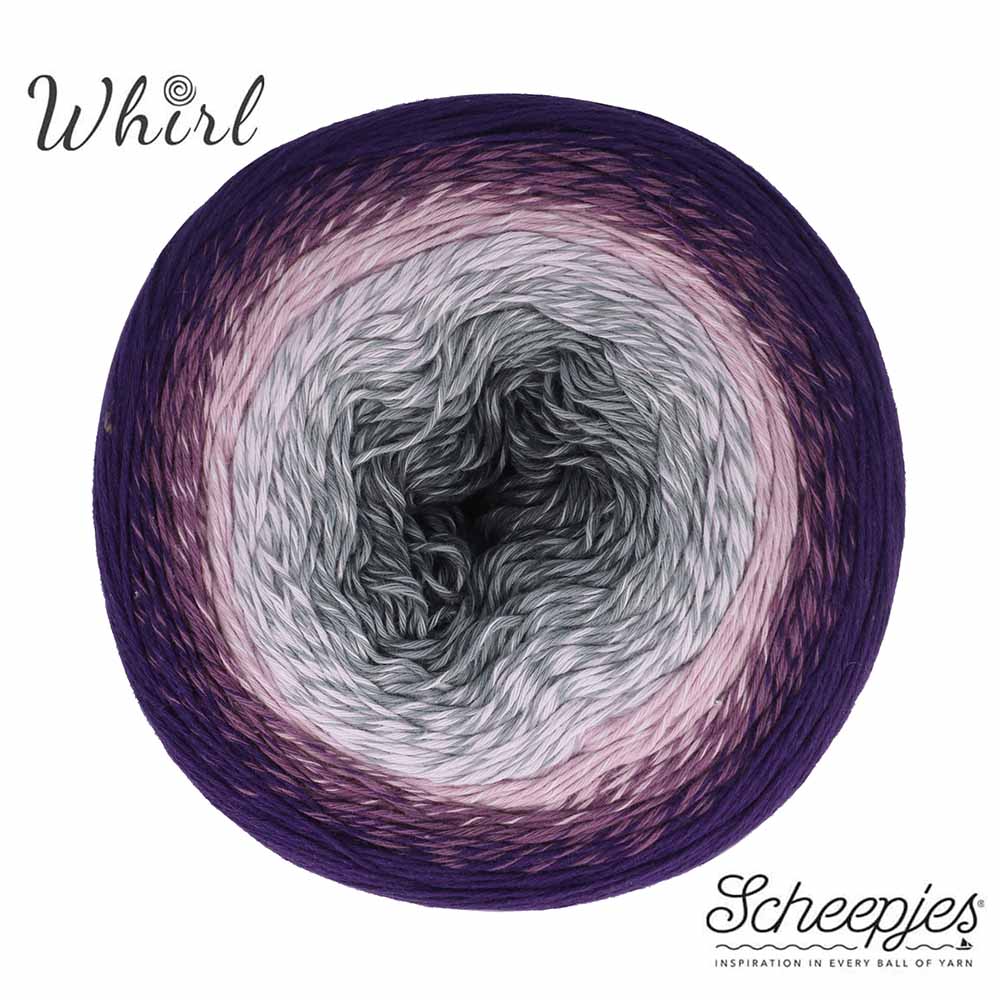 NEW!! Scheepjes Cotton Whirl 701 Grape Jam - 100% Organic Cotton