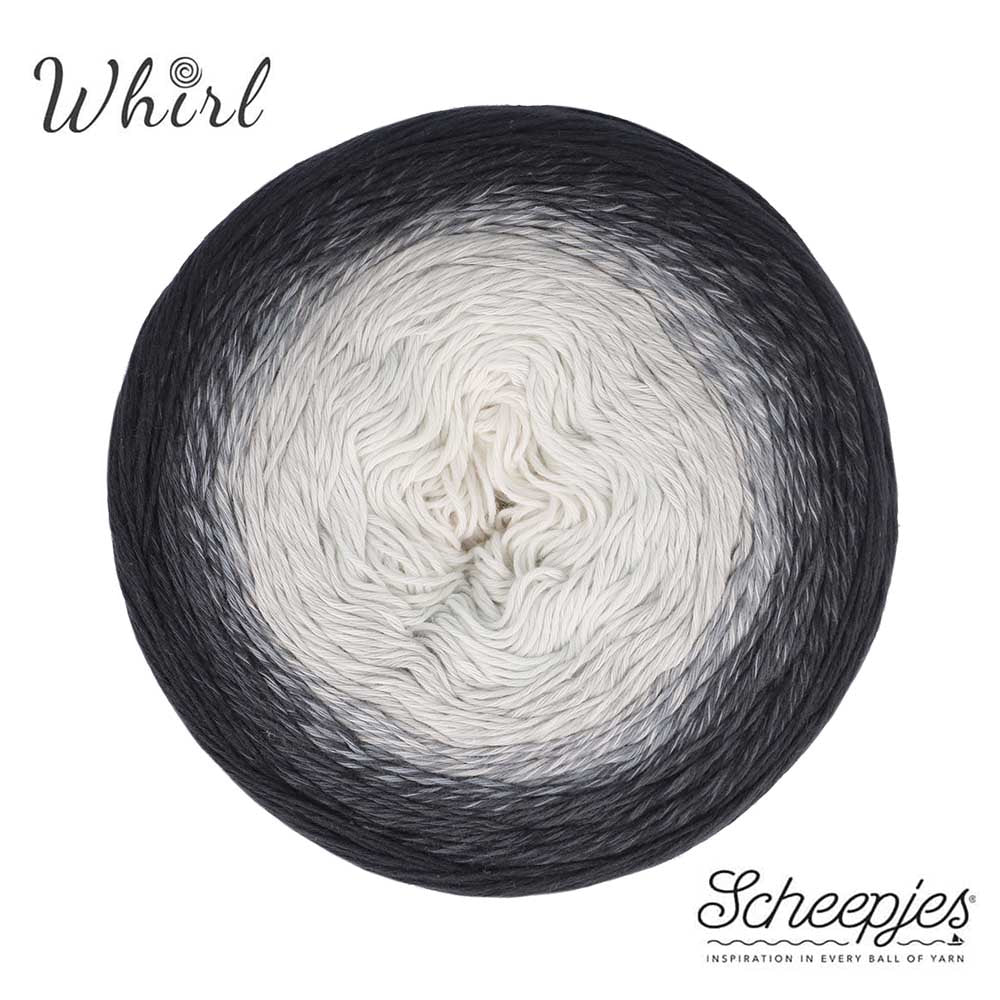 NEW!! Scheepjes Cotton Whirl  702 Cookies & Cream - 100% Organic Cotton