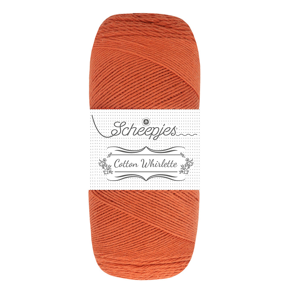 NEW!! Scheepjes Cotton Whirlette - 802 Pumpkin