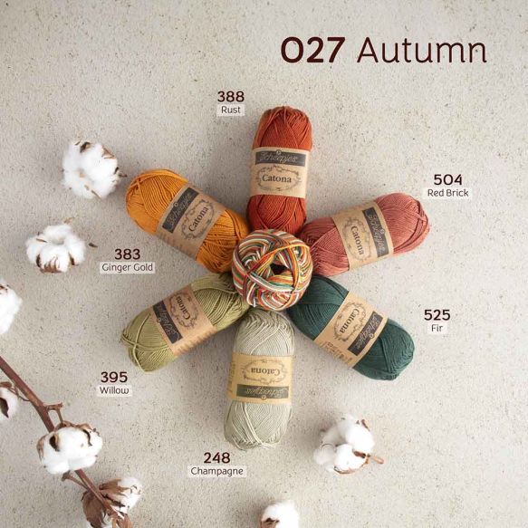 Scheepjes Catona Chroma 50gm - 027 Autumn