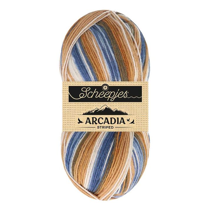 Scheepjes Arcadia Striped - 910 Timber