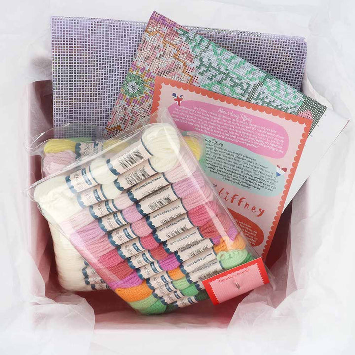 Scheepjes Lucy Tiffney Tapestry Kit - Pinks