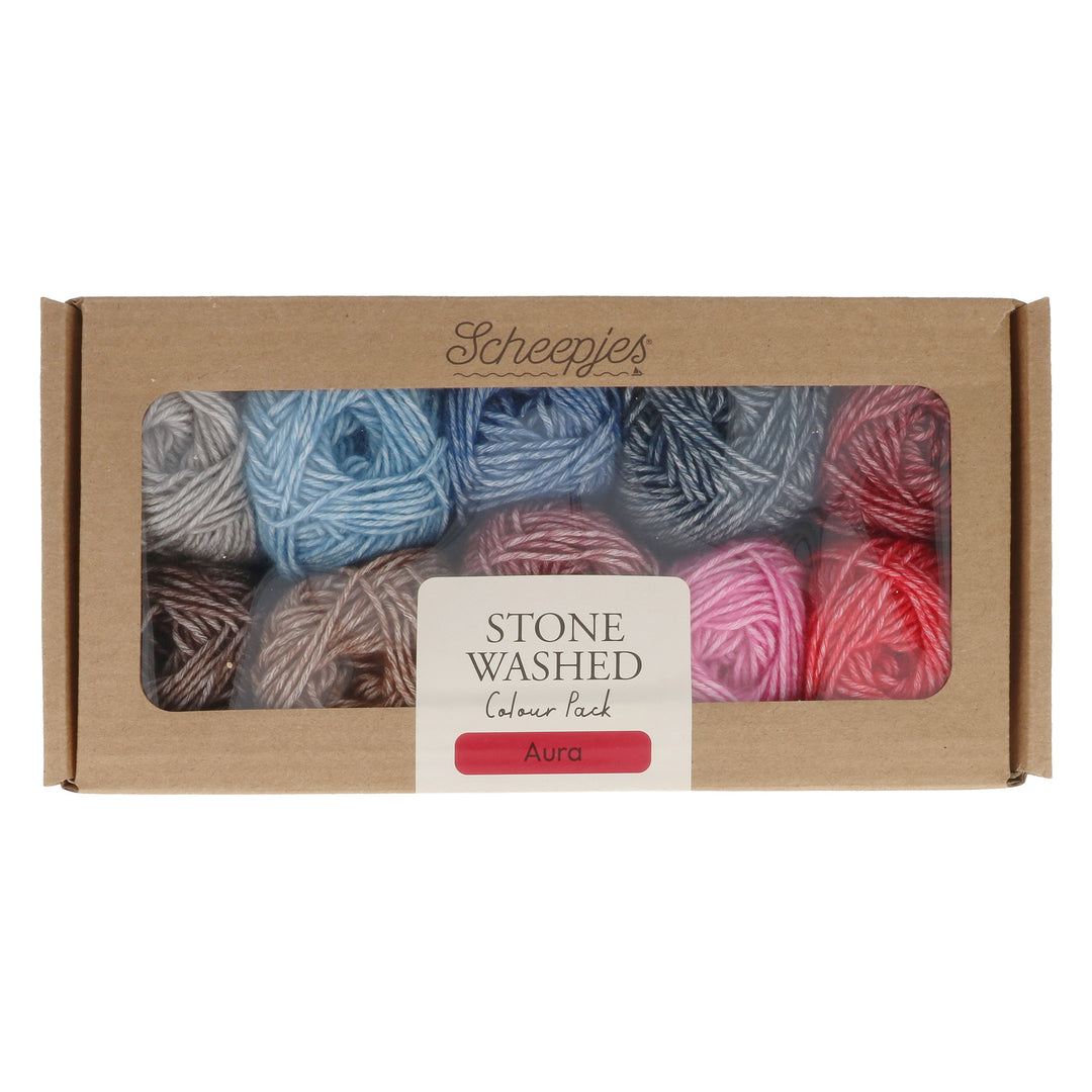 PREORDER NEW!! Scheepjes Stone Washed Colour Packs Mini 25gm Balls