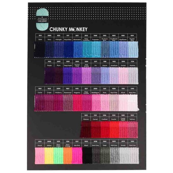 Scheepjes Shade Card Chunky Monkey