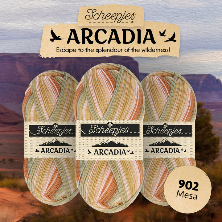 Scheepjes Arcadia Striped - 902 Mesa