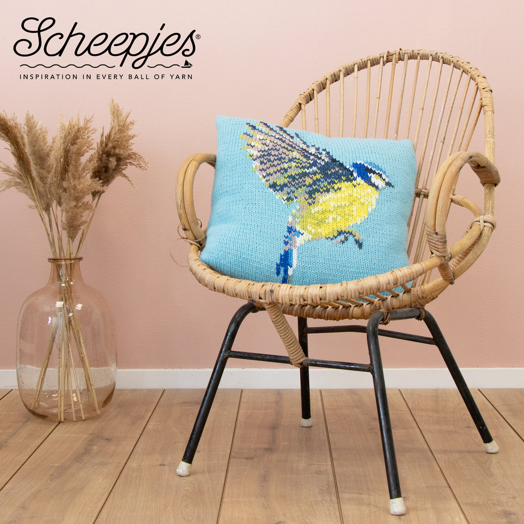 PREORDER Scheepjes CKAL Blue Tit Cushion Kit