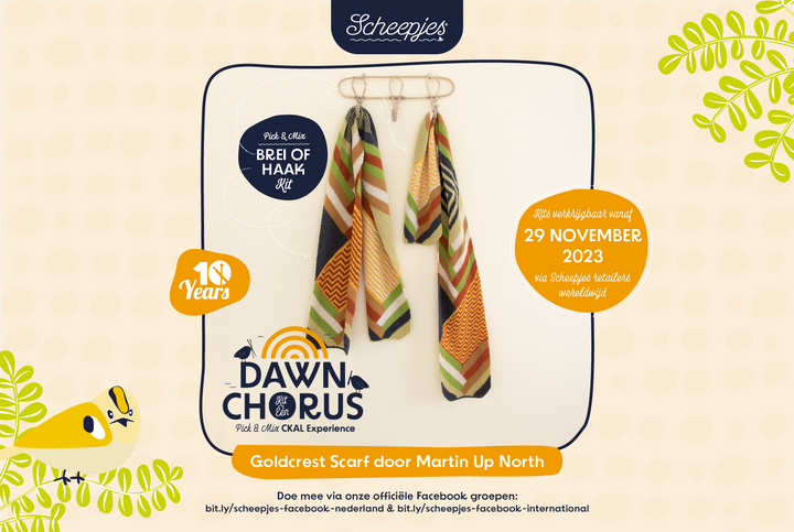 PREORDER Scheepjes CKAL Goldcrest Scarf