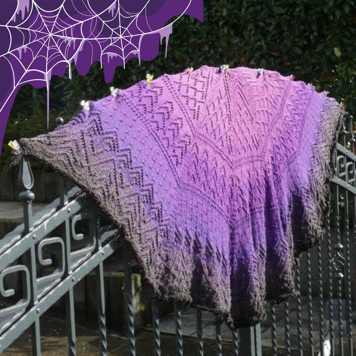 PREORDER Lola Knitting Shawl - Bredica 4ply