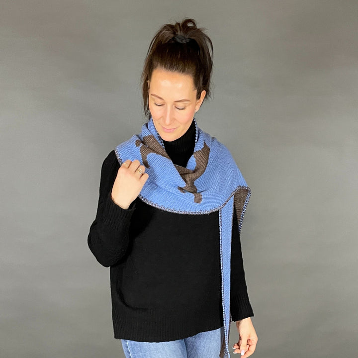 NEW!! Lola Double Face Cat Scarf  4ply - PREORDER