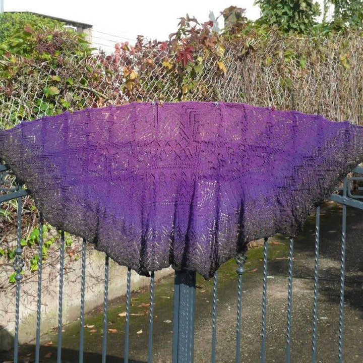 PREORDER Lola Knitting Shawl - Bredica 4ply