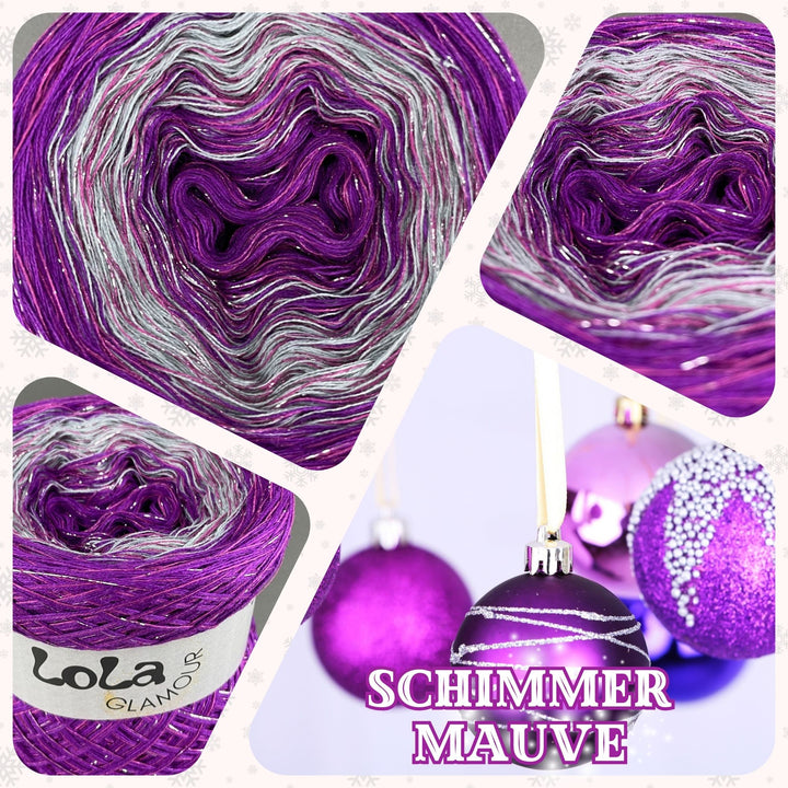 Lola Christmas 2024/25 SHIMMER COLLECTION - MAUVE - LAST ONES