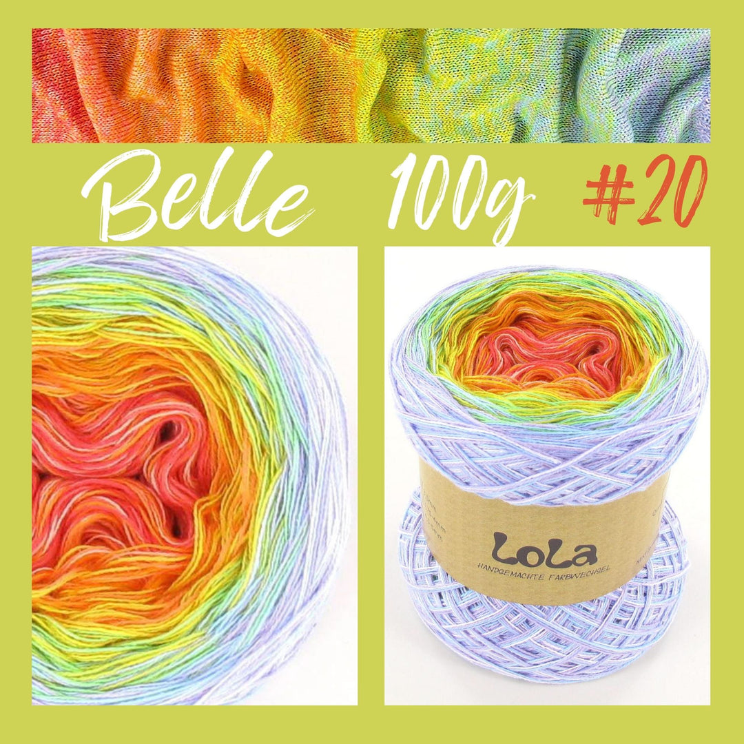 Crochet set including PDF crochet instructions LoLa 4ply Belle Loop