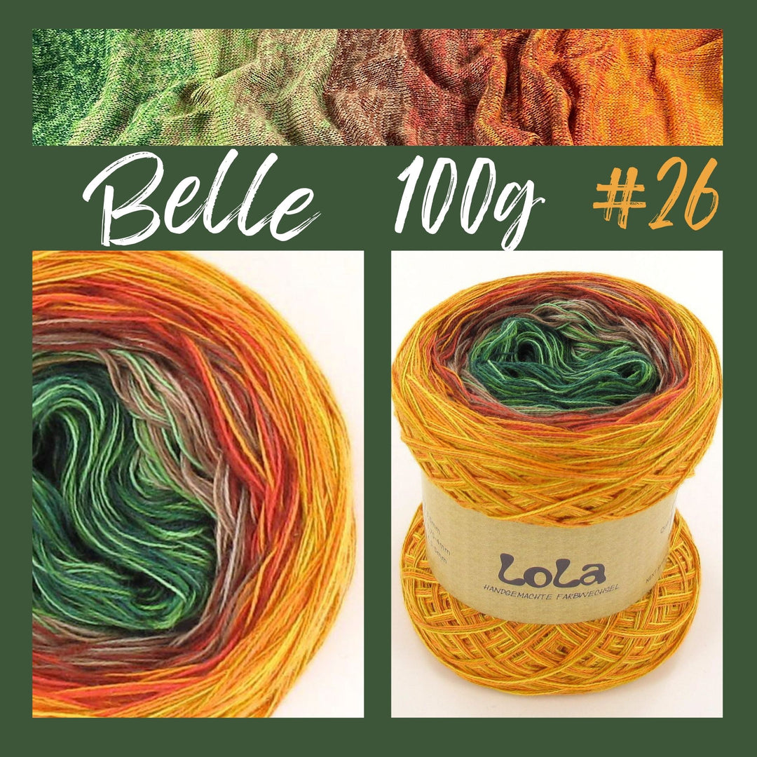 Crochet set including PDF crochet instructions LoLa 4ply Belle Loop