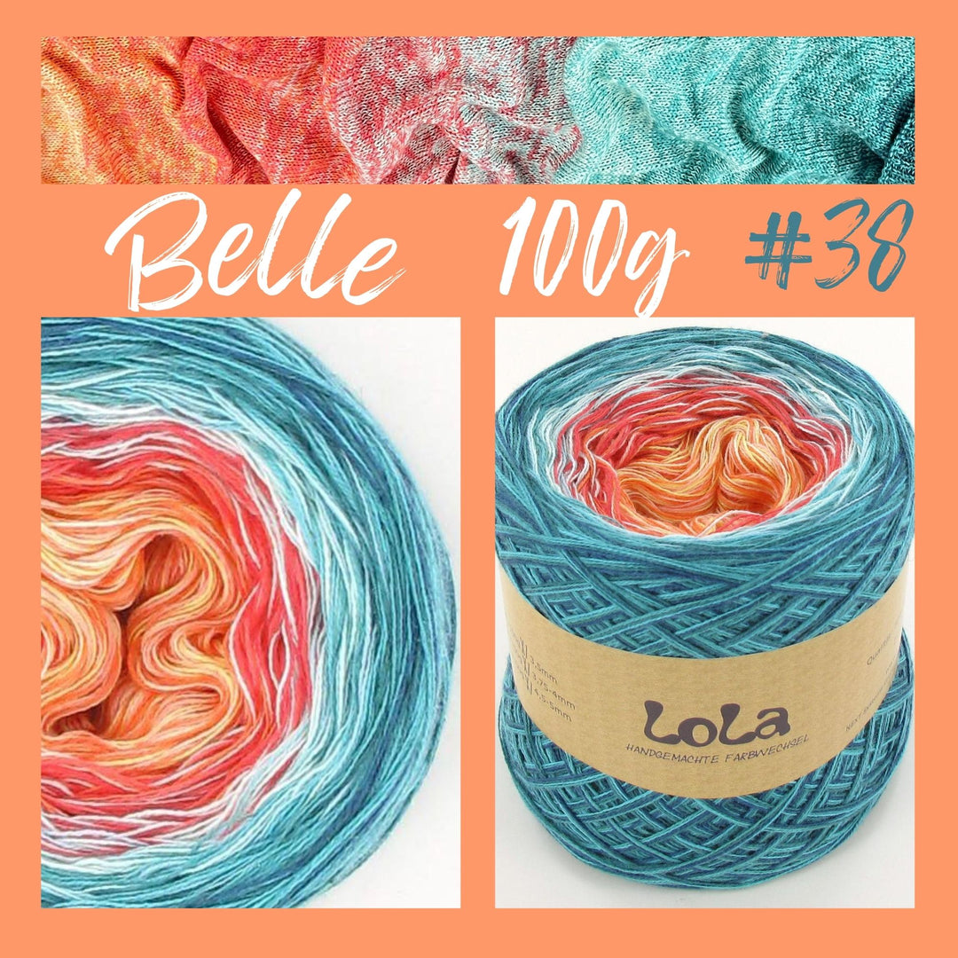 Crochet set including PDF crochet instructions LoLa 4ply Belle Loop