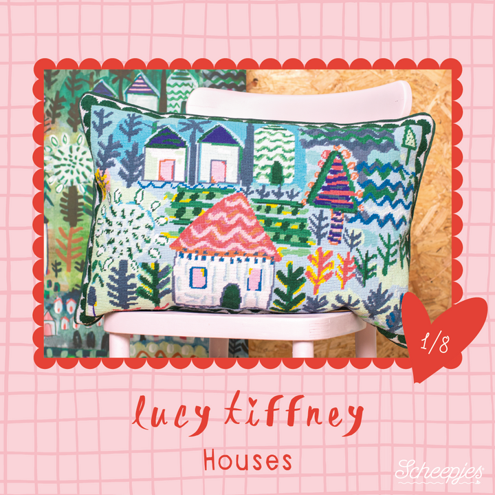 Scheepjes Lucy Tiffney Tapestry Kit - Little Houses