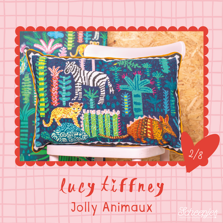 Scheepjes Lucy Tiffney Tapestry Kit - Jolly Animaux