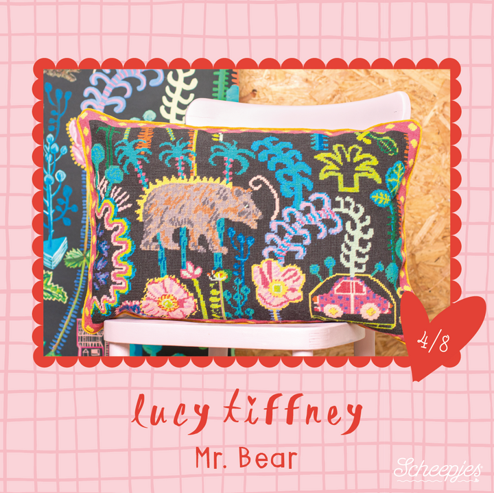 Scheepjes Lucy Tiffney Tapestry Kit - Mr. Bear