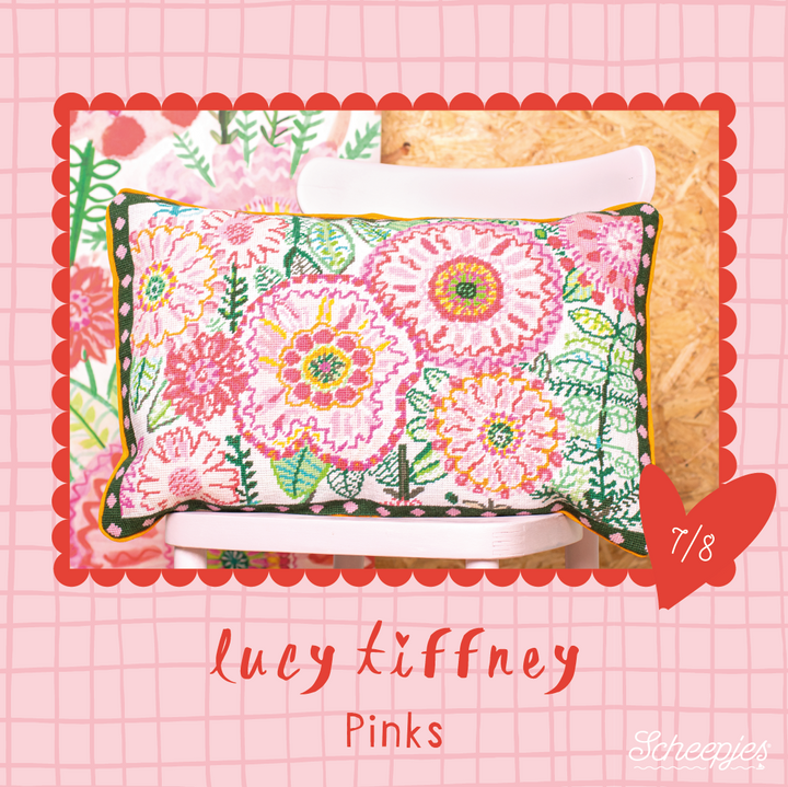 Scheepjes Lucy Tiffney Tapestry Kit - Pinks