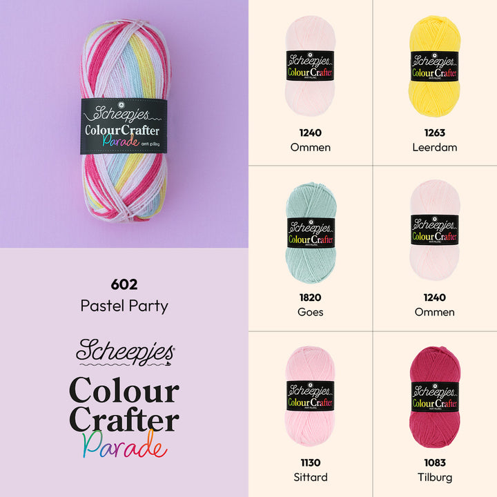 Scheepjes Colour Crafter Parade 602 Pastel Party