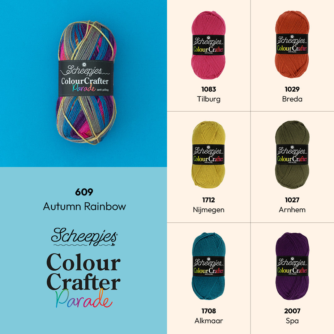 Scheepjes Colour Crafter Parade 609 Autumn Rainbow