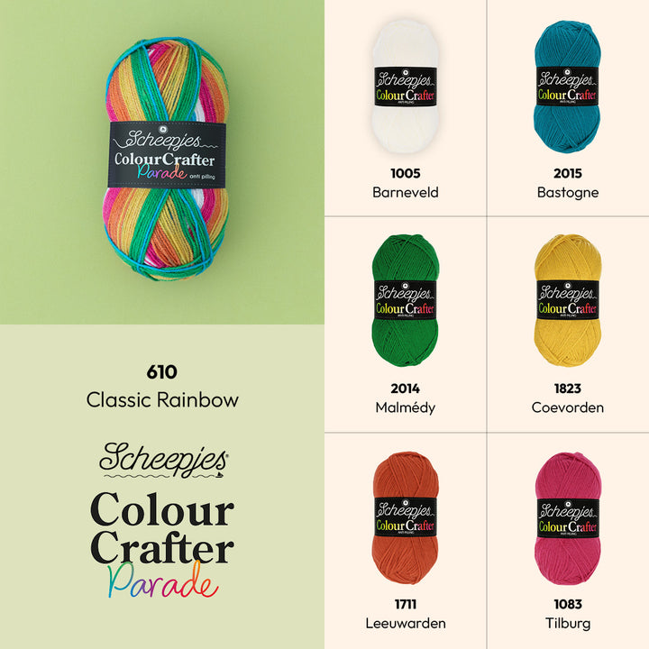 Scheepjes Colour Crafter Parade 610 Classic Rainbow