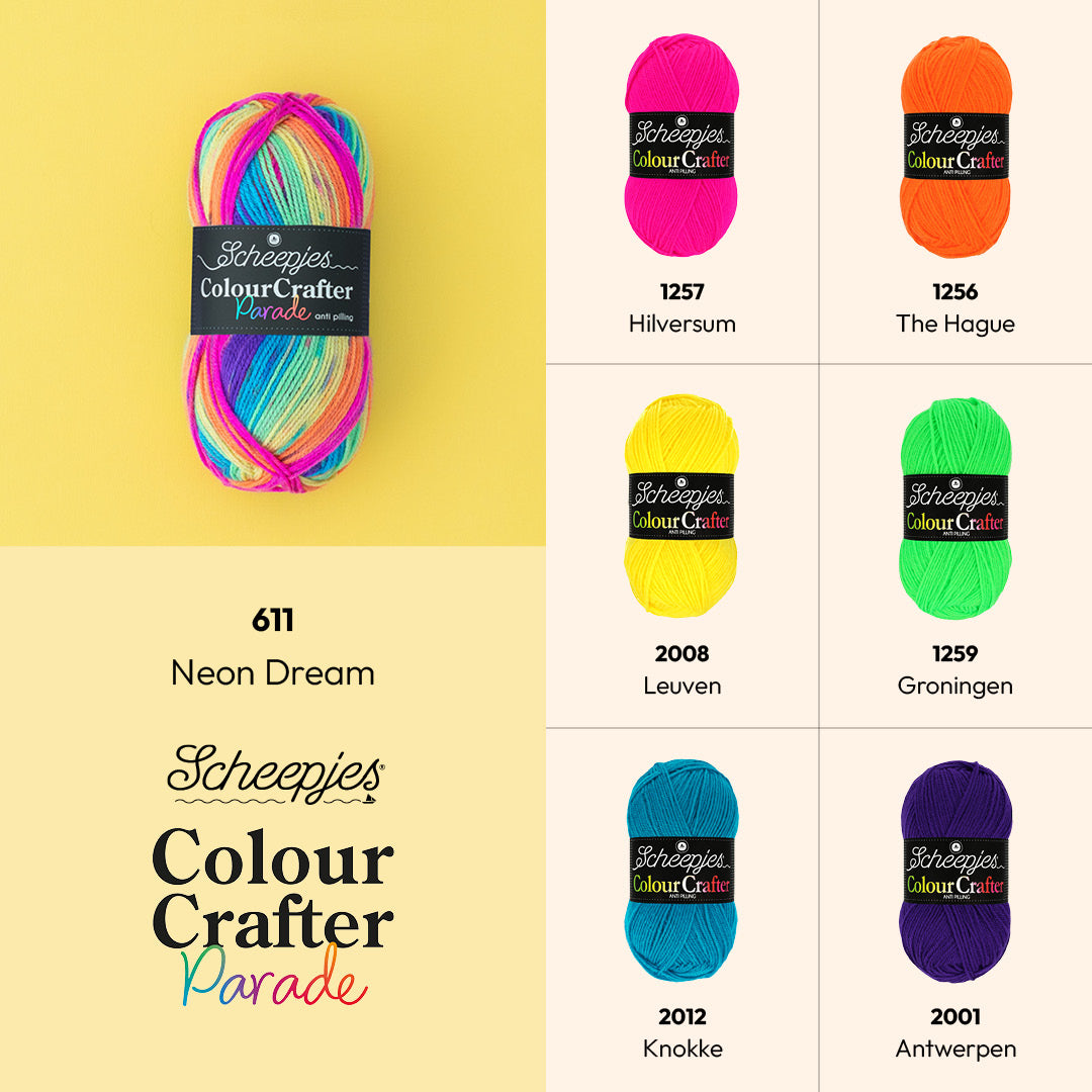 Scheepjes Colour Crafter Parade 611 Neon Dream