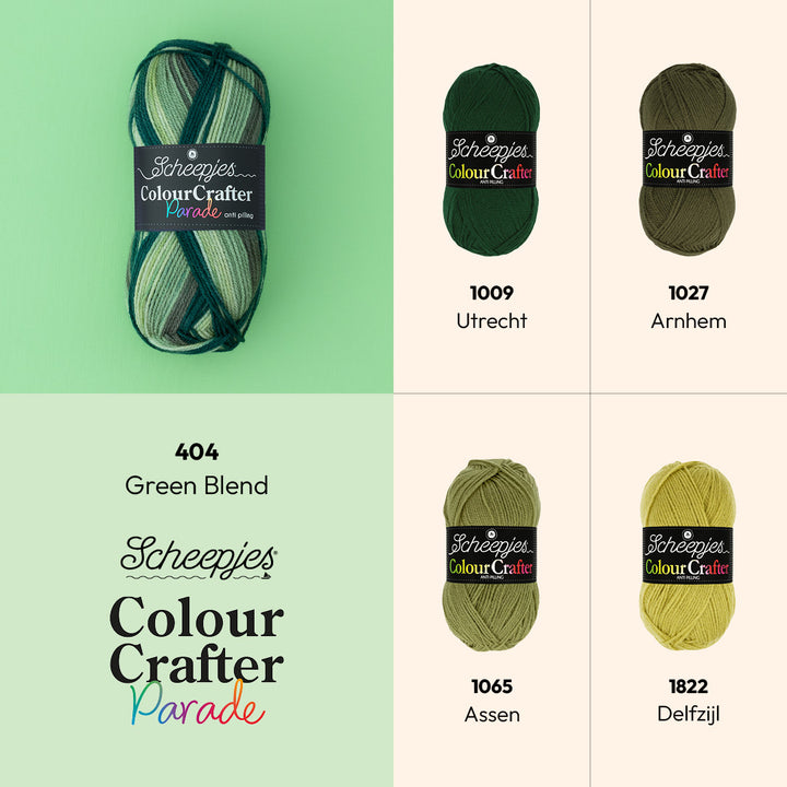 Scheepjes Colour Crafter Parade 404 Green Blend