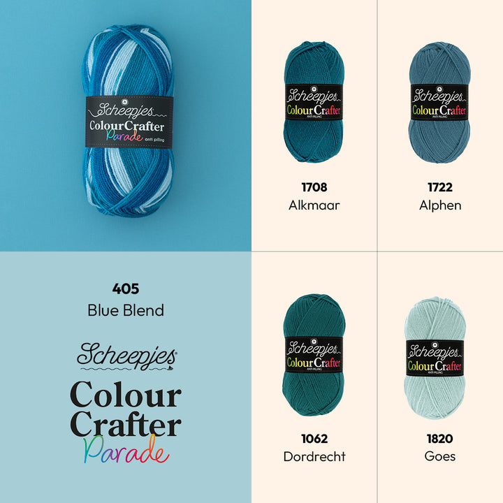 Scheepjes Colour Crafter Parade 405 Blue Blend