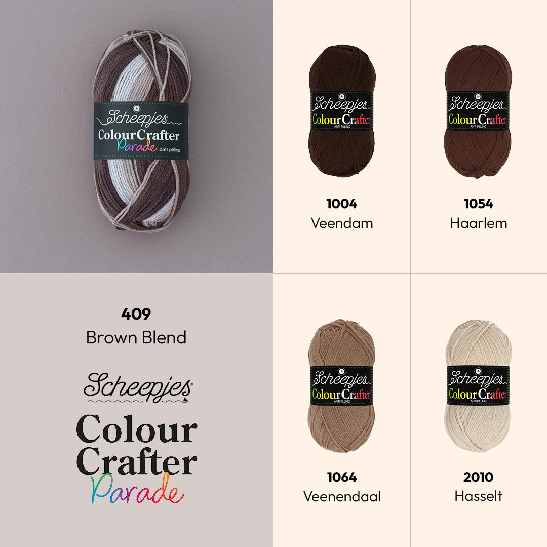 Scheepjes Colour Crafter Parade 409 Brown Blend