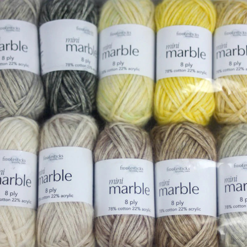 Fiddlesticks Mini Marble Pack - Neutrals