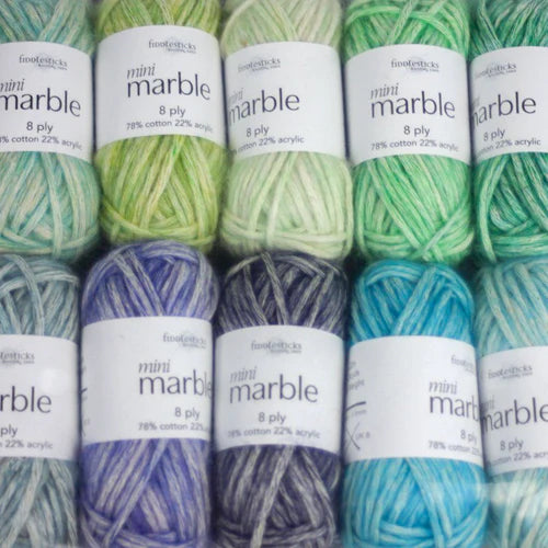 Fiddlesticks Mini Marble Pack - Greens