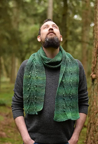 Blooming Moss Scarf Yarn Pack by Christina Hadderingh